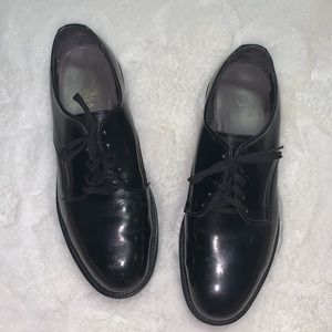 Black Safety Shoes Vintage Steel Toe